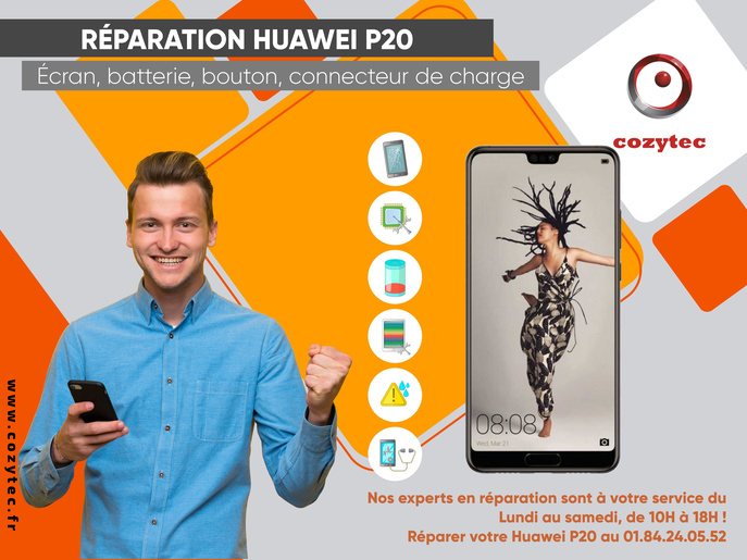 Remplacement Vitre Arrière Cassée Huawei P40 Pro - REPAR-CENTER