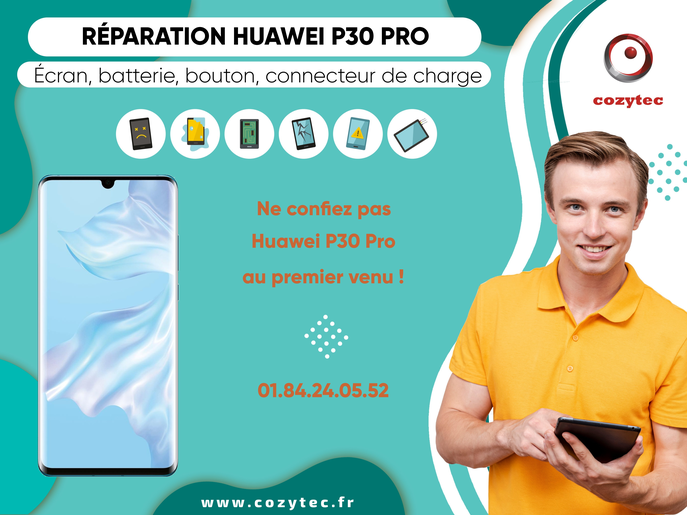 Remplacement Vitre Arrière Cassée Huawei P40 Pro - REPAR-CENTER