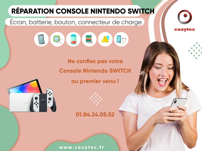 Réparation lecteur Micro-SD Nintendo Switch OLED